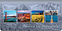 America the Beautiful Checkbook Cover