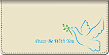 Peace be with You Checkbook Cover