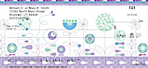 Fun Flowers Personal Checks