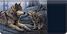 Maternal Wolves Checkbook Cover