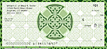 Celtic Knots Personal Checks