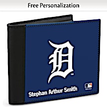 Show Your Tigers™ Loyalty and Keep Cards Safe with this Leather-Accented RFID Wallet!