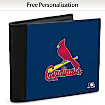 Show Your Cardinals™ Loyalty and Keep Cards Safe with this Leather-Accented RFID Wallet!