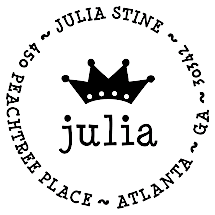 Julia Personalized Name Stamp 
