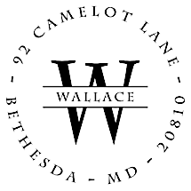 Wallace Personalized Name Stamp 