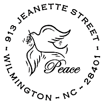 Dove Personalized Image Stamp 