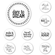 Dare to Dream Peel & Stick Interchangeable Stamp Set 