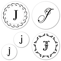 Monogram J Peel & Stick Interchangeable Stamp Set
