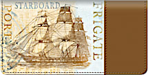Tall Ships Checkbook Cover
