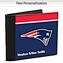 Show Your Favorite Football Team Loyalty and Keep Cards Safe with this Leather-Accented RFID Wallet!