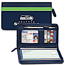  Leather Seattle Seahawks Zippered Wallet For Your Favorite NFL Team