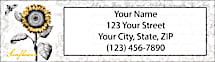 A Touch of Color Return Address Label