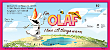 Olaf in Summer Personal Checks