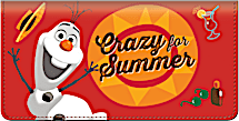 Olaf in Summer Checkbook Cover