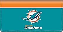 Miami Dolphins NFL Checkbook Cover