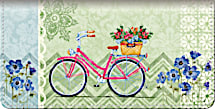 Bicycles Checkbook Cover