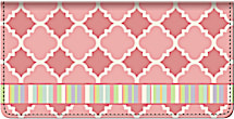 Quatrefoil Checkbook Cover