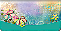 Pretty Petals Checkbook Cover