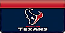 Houston Texans NFL Checkbook Cover