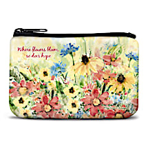 Travel Light and Keep Your Outlook Bright with a Mini-Bag in Full Bloom with Fresh Floral Art