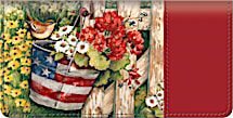 American Blossoms Checkbook Cover