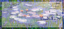 Monet: Nature Personal Checks