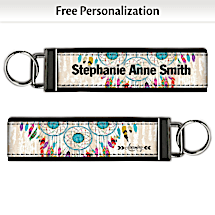 Dreamcatchers Personalized Wristlet Keychain