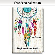 Dreamcatchers Custom Name Personalized Premium Fabric Refillable Journal