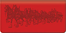 Budweiser Clydesdales Checkbook Cover