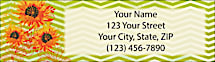 Sunflower Spunk Address Labels