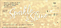 Leave Sparkle Everywhere You Go With These Colorful Personal Checks
