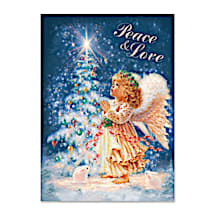 A Little Angel Sends Lots of Christmas Blessings and Love