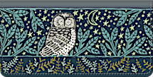 Showcase Your Love of Hand Artistry and Adorable Woodland Critters with this Woodland Woodcuts Checkbook Cover