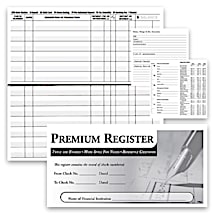 3 Pack Transaction Registers