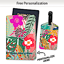 Share Your Flair For Design and Love of Color with a Nikki Chu Passport Cover & Coordinating Luggage Tag Set