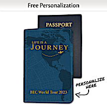 Share Your Love of Air Travel With Our Life Is A Journey Passport Cover