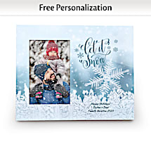 Bring Some Winter Wonder to Your Home with our Let it Snow Picture Frame