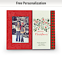 Let Friends Spread the Holiday Spirit with the Christmas Greetings Frame