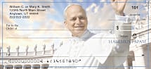 Honor the Spirit of Faith With These Exclusive Personal Checks Featuring Devotional Portraits of Pope Leo XIV