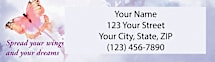 Encourage and Inspire With These Uplifting Butterfly Design Address Labels