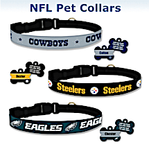 Choose Your Favorite NFL Team Logo Dog Collar