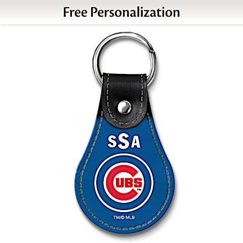 Chicago White Sox Leather Keychain