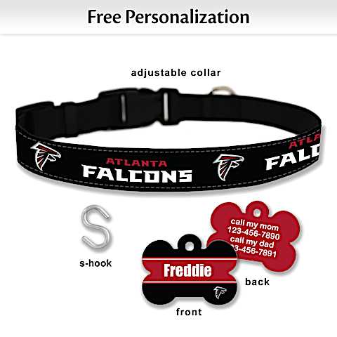 Atlanta falcons dog collar outlet