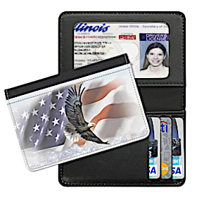 God Bless America Small Card Wallet