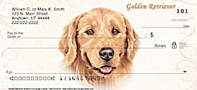 Golden Retriever Personal Checks
