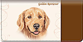 Golden Retriever Checkbook Cover