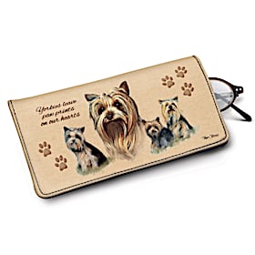 Yorkie Eyeglass Case