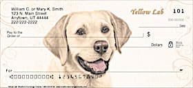 Yellow Lab Personal Checks