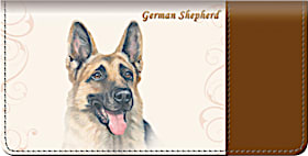 German Shepherd Checkbook Cover