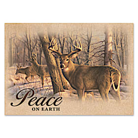 Winter&#039;s Peace Personalized Holiday Cards